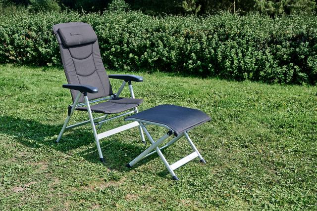 Ran footstool, Dark Grey Furniture